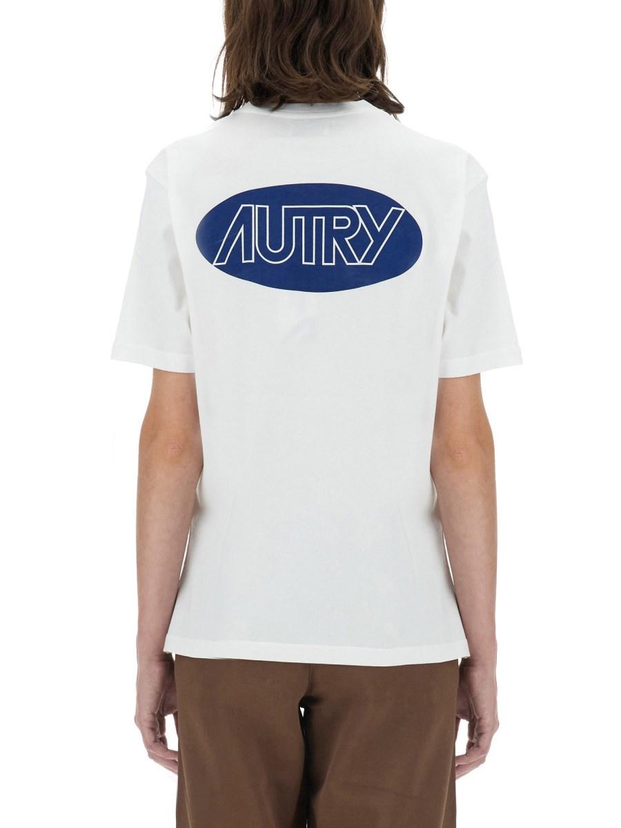 AUTRY T-SHIRT IN JERSEY DI COTONE CON LOGO