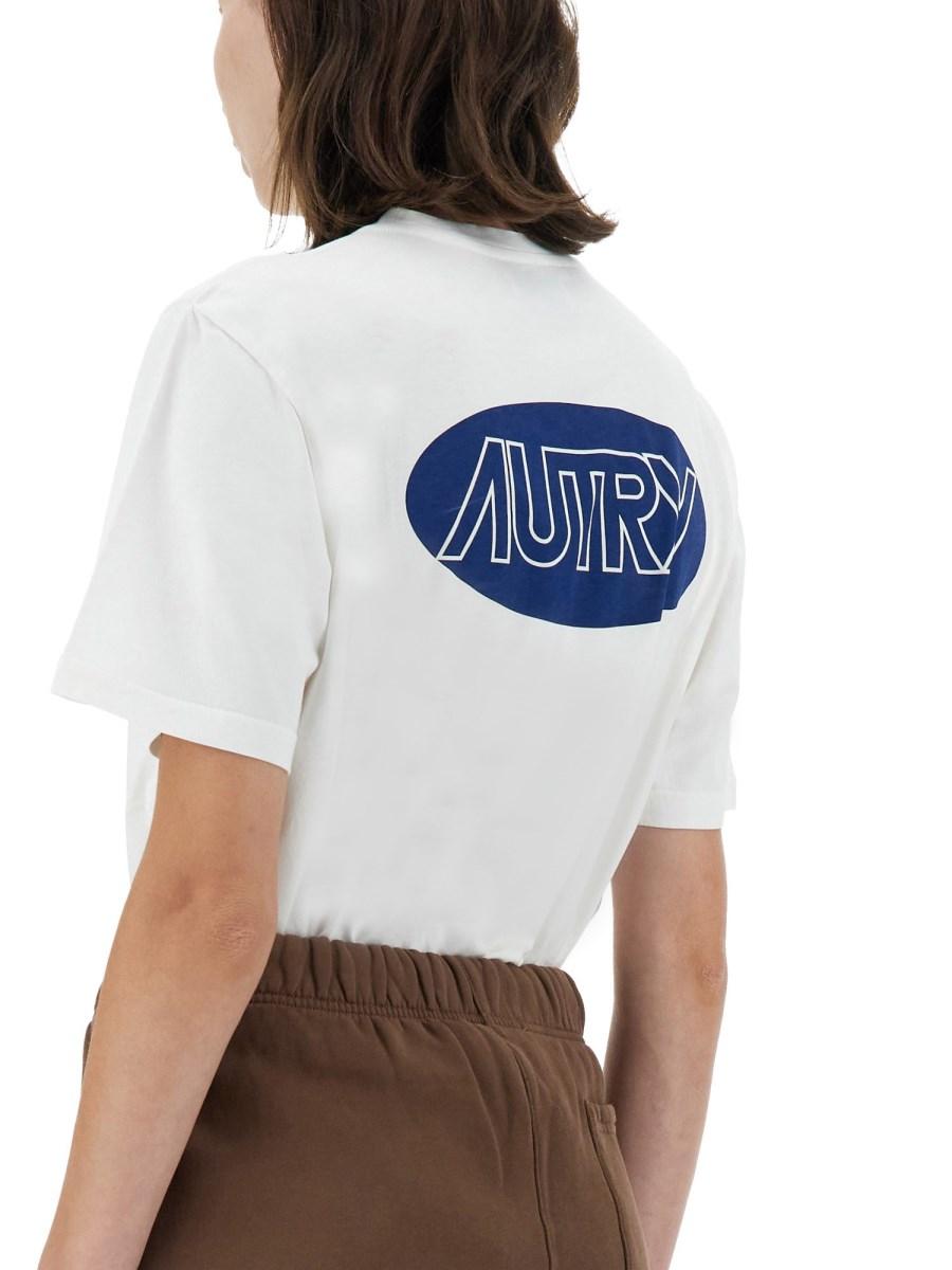 AUTRY T-SHIRT IN JERSEY DI COTONE CON LOGO