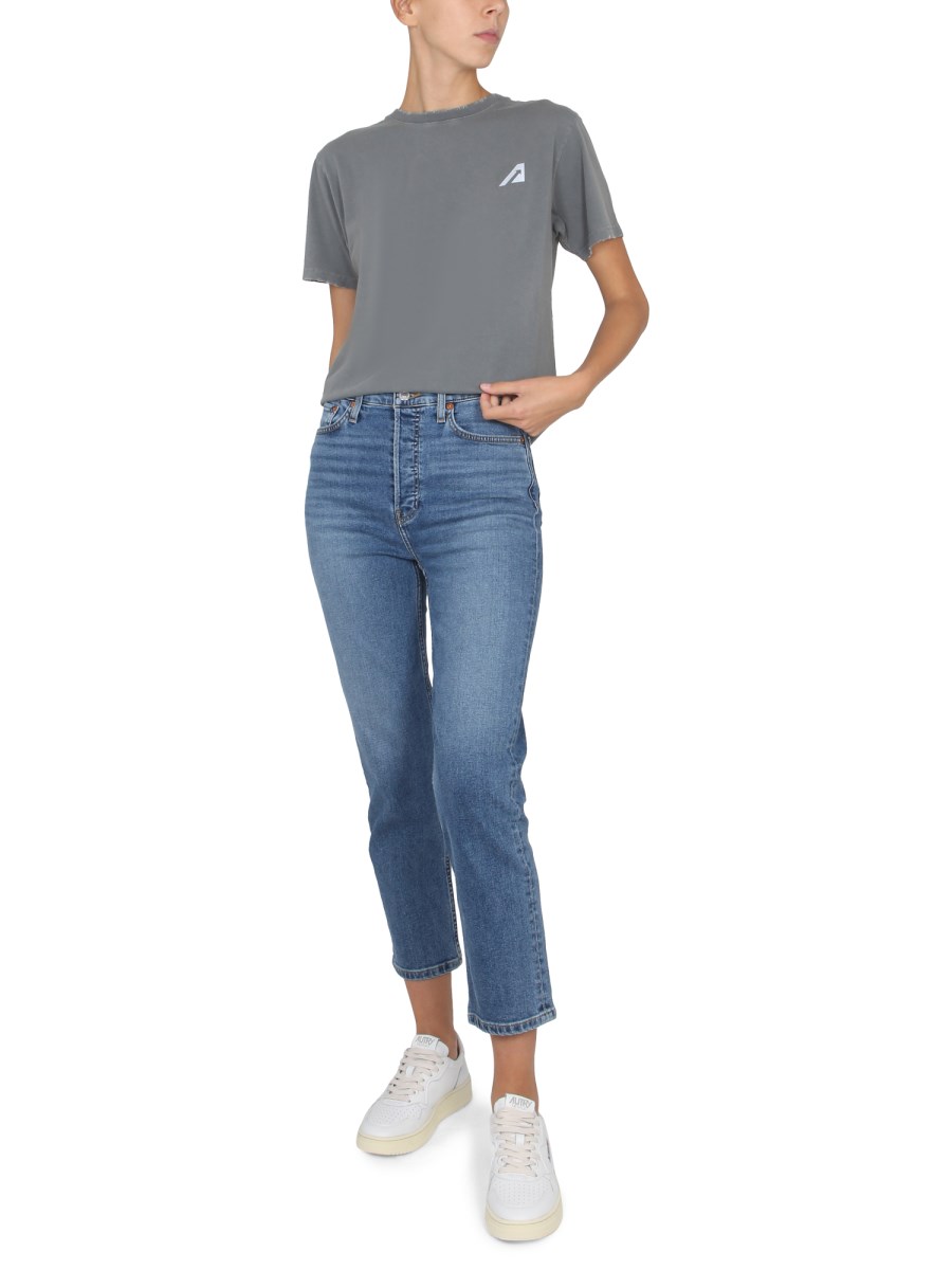 AUTRY T-SHIRT IN JERSEY DI COTONE CON STAMPA LOGO