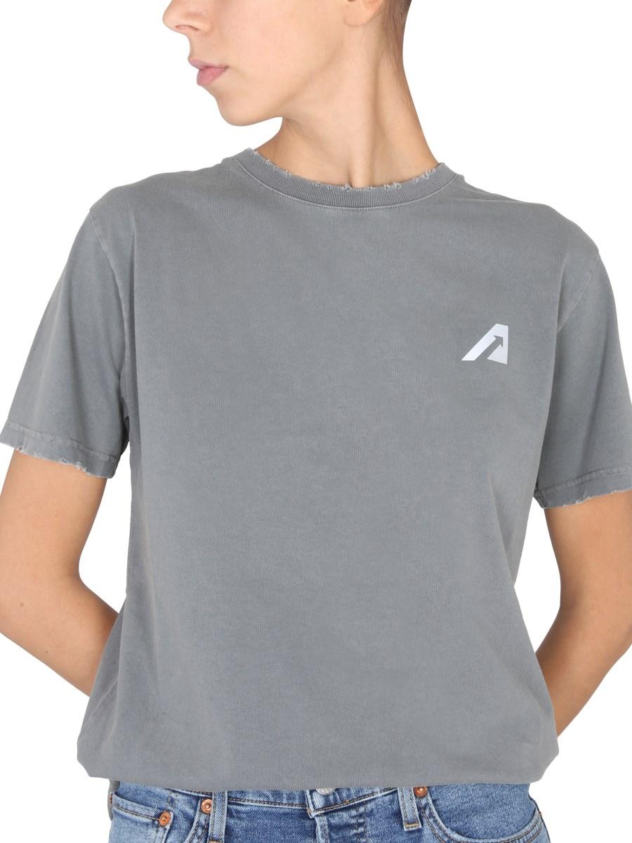 AUTRY T-SHIRT IN JERSEY DI COTONE CON STAMPA LOGO