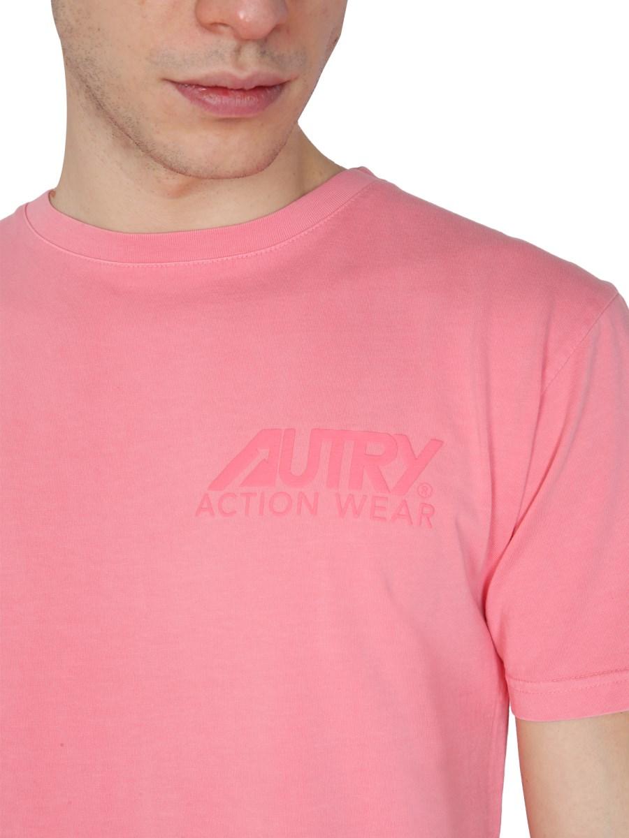 AUTRY T-SHIRT SUNBURNT IN COTONE
