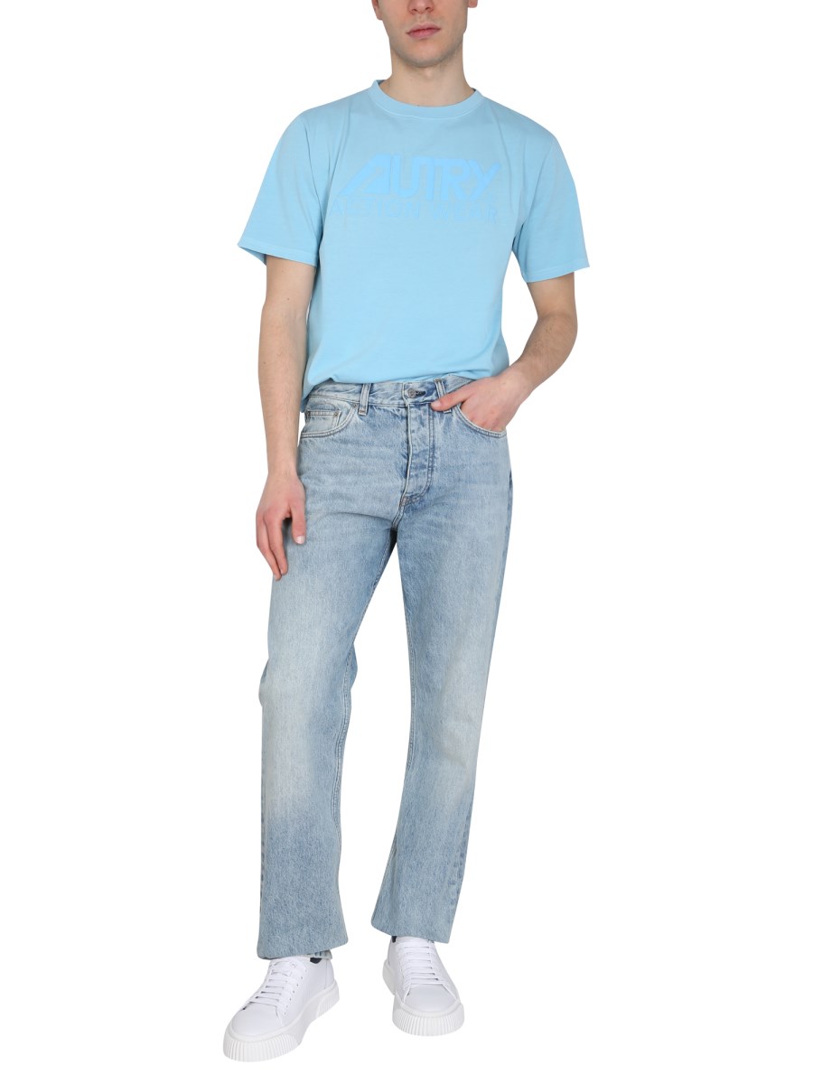 AUTRY T-SHIRT SUNBURNT IN COTONE