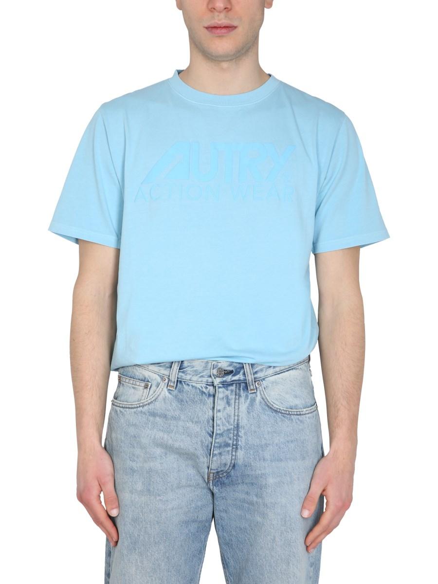 AUTRY T-SHIRT SUNBURNT IN COTONE