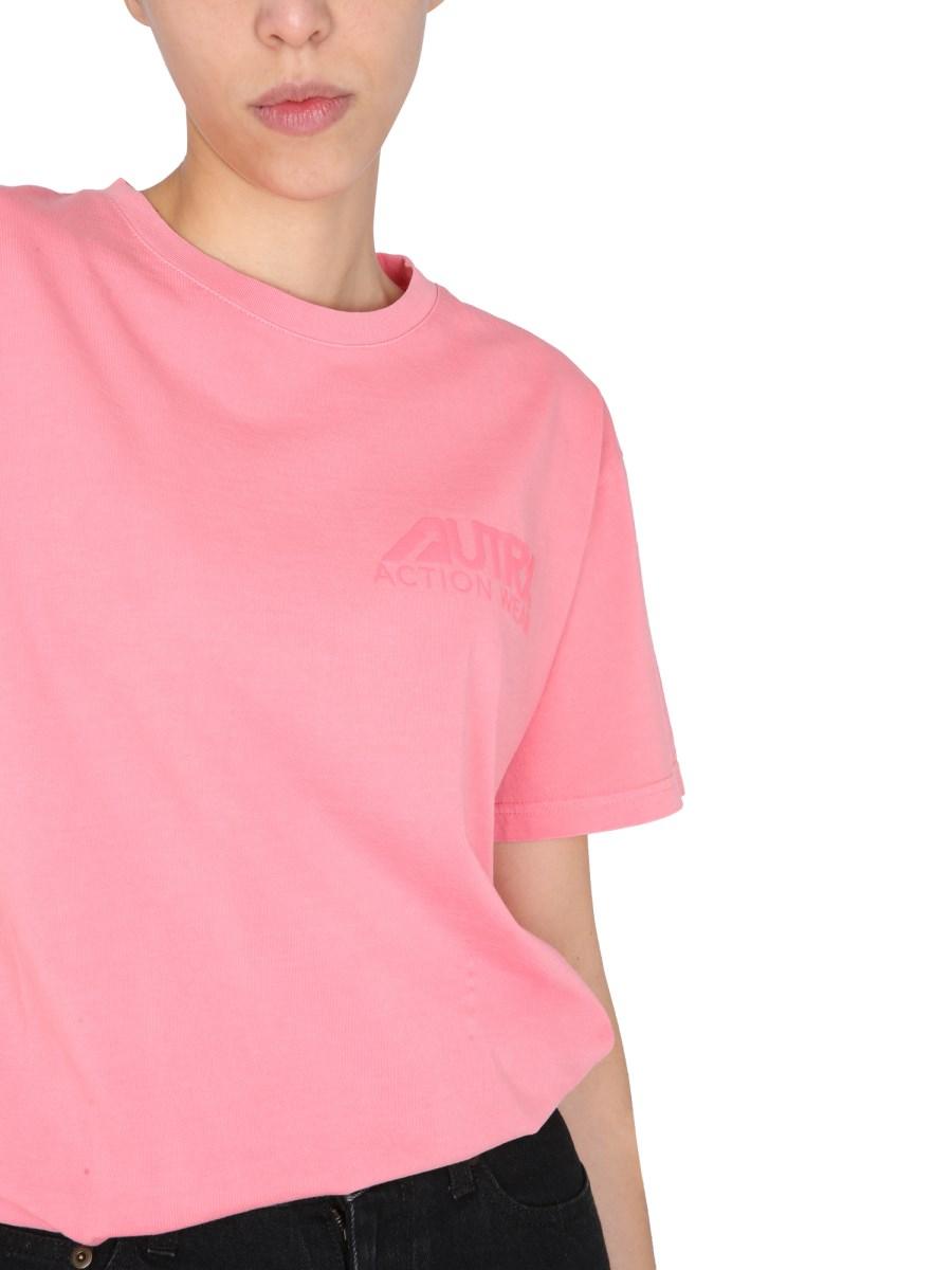 AUTRY T-SHIRT "SUNBURNT" IN COTONE