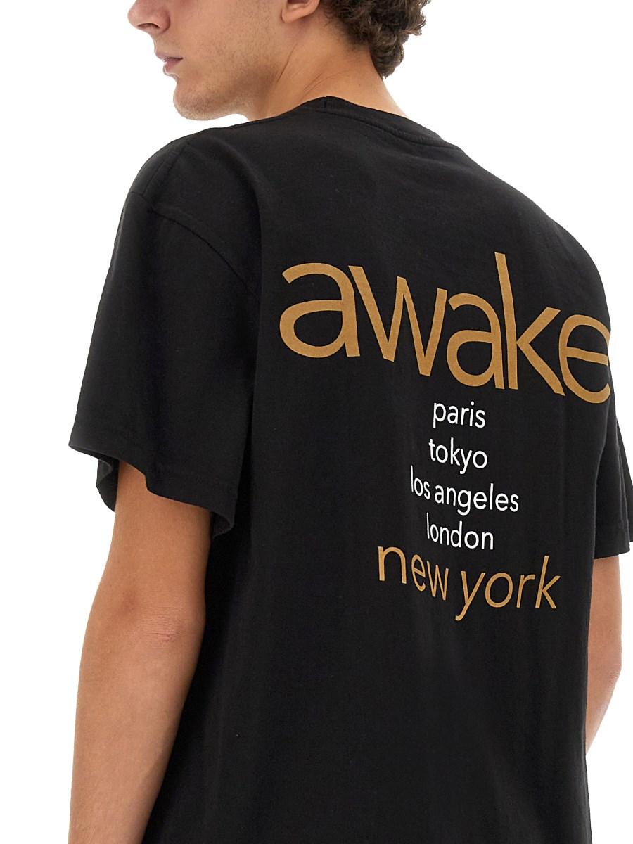 AWAKE NY T-SHIRT CON LOGO
