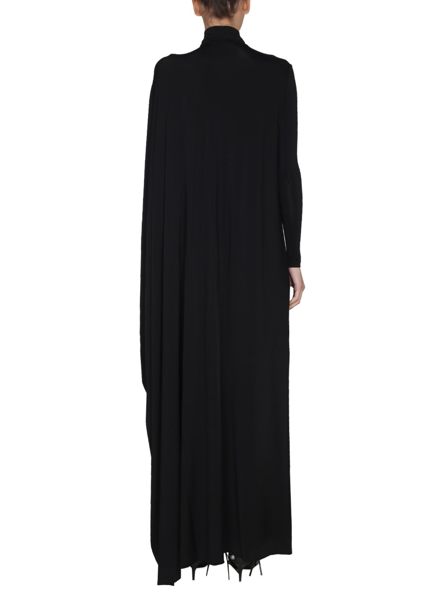BALENCIAGA ABITO MINIMAL MAXI IN JERSEY DI NYLON