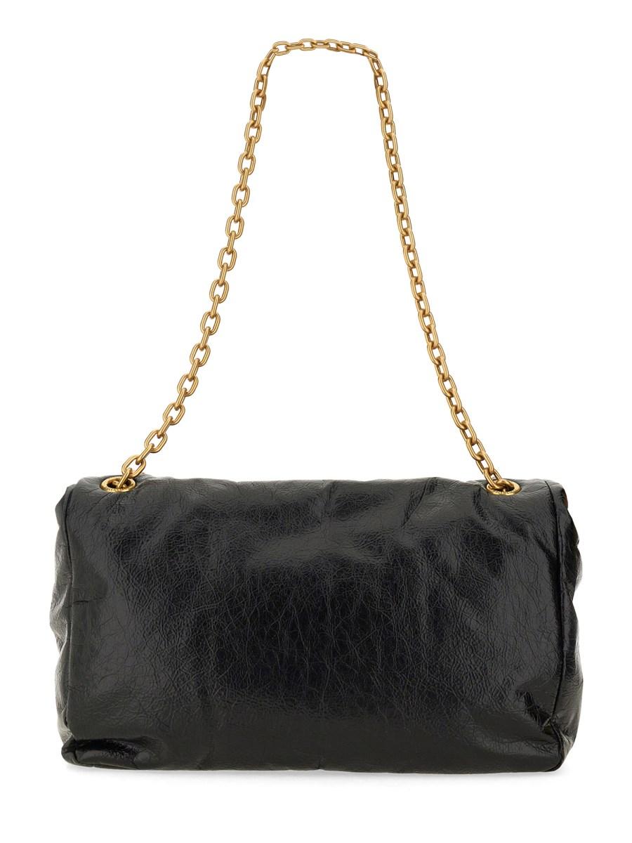 BALENCIAGA BORSA A SPALLA "MONACO" CON CATENA