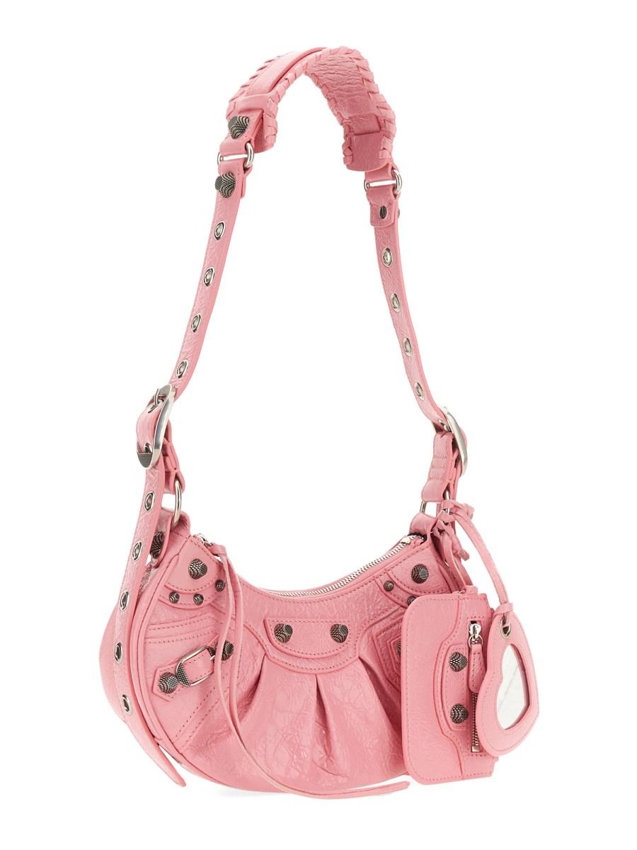 BALENCIAGA BORSA A TRACOLLA "LE CAGOLE XS" IN PELLE