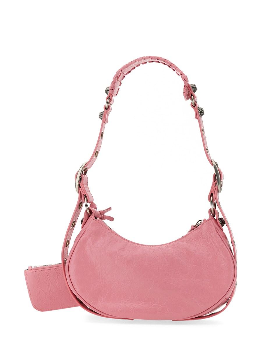 BALENCIAGA BORSA A TRACOLLA "LE CAGOLE XS" IN PELLE