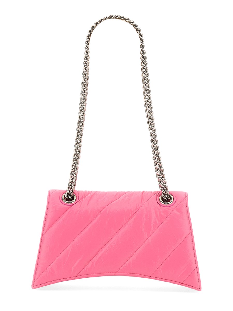 BALENCIAGA BORSA CRUSH SMALL TRAPUNTATA CON CATENA