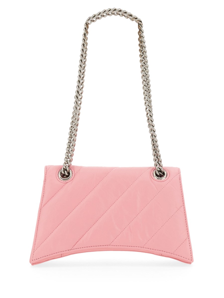 BALENCIAGA BORSA CRUSH SMALL TRAPUNTATA CON CATENA