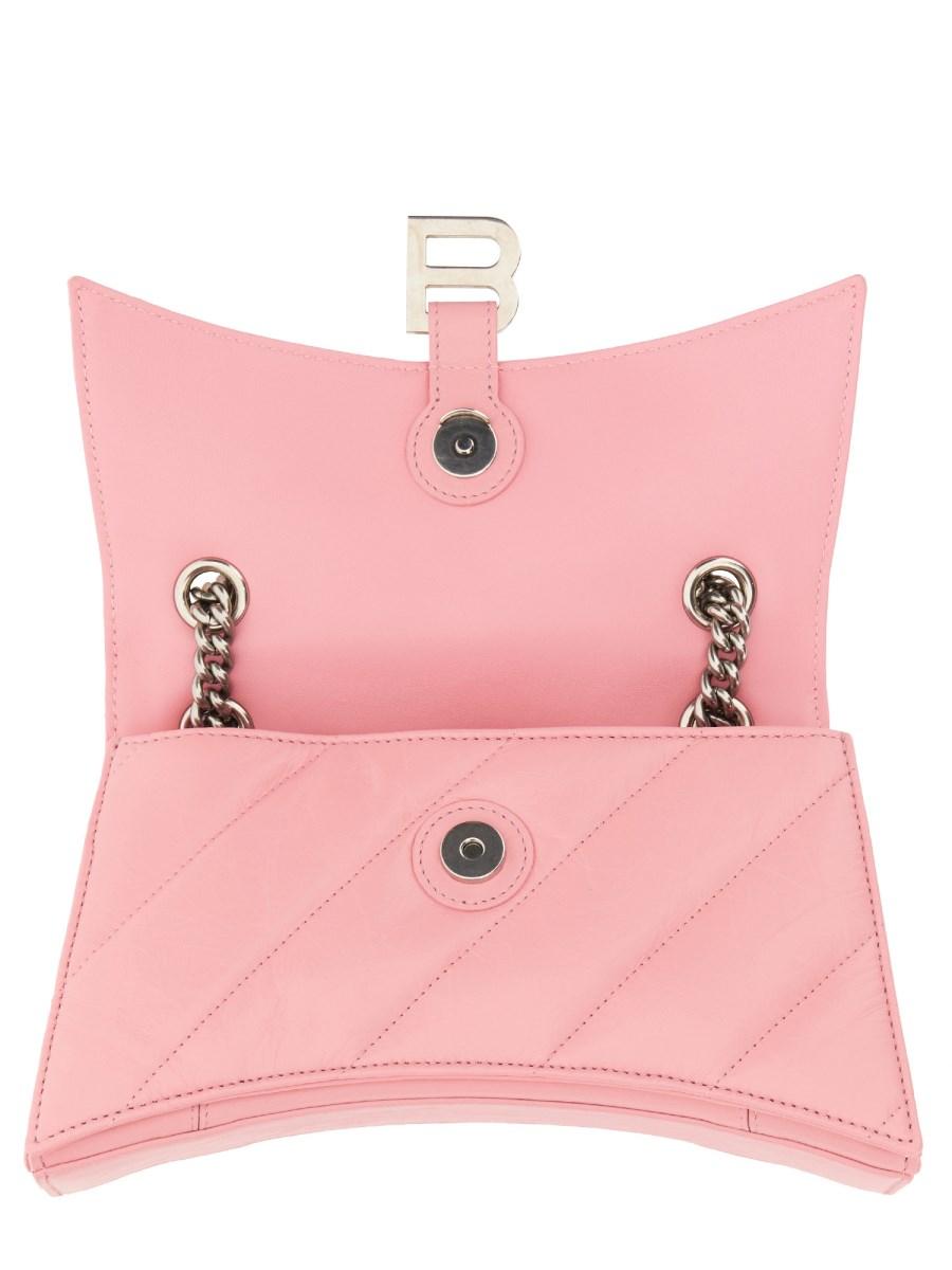 BALENCIAGA BORSA CRUSH SMALL TRAPUNTATA CON CATENA