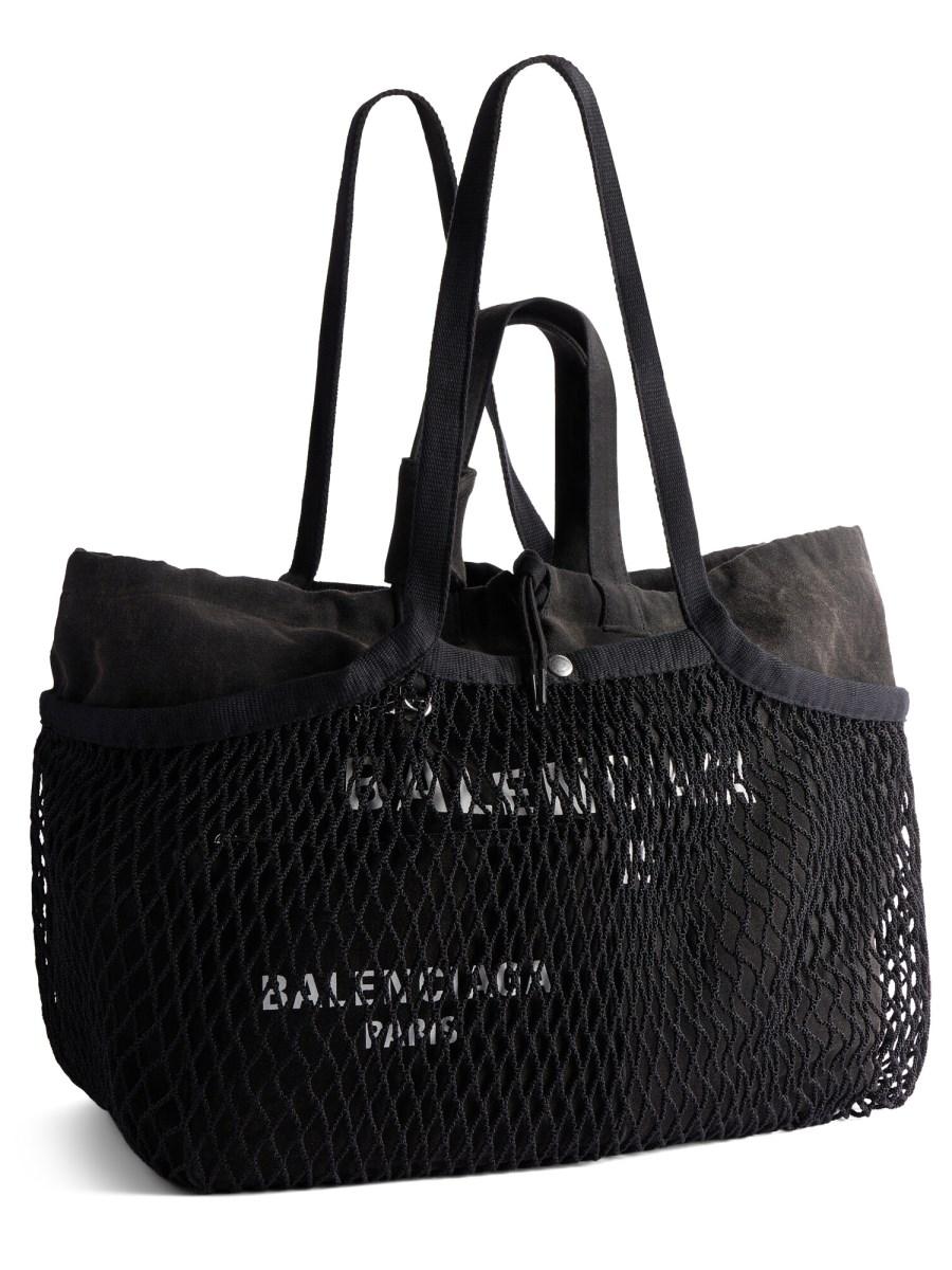 BALENCIAGA BORSA TOTE 24/7 MEDIUM IN MESH