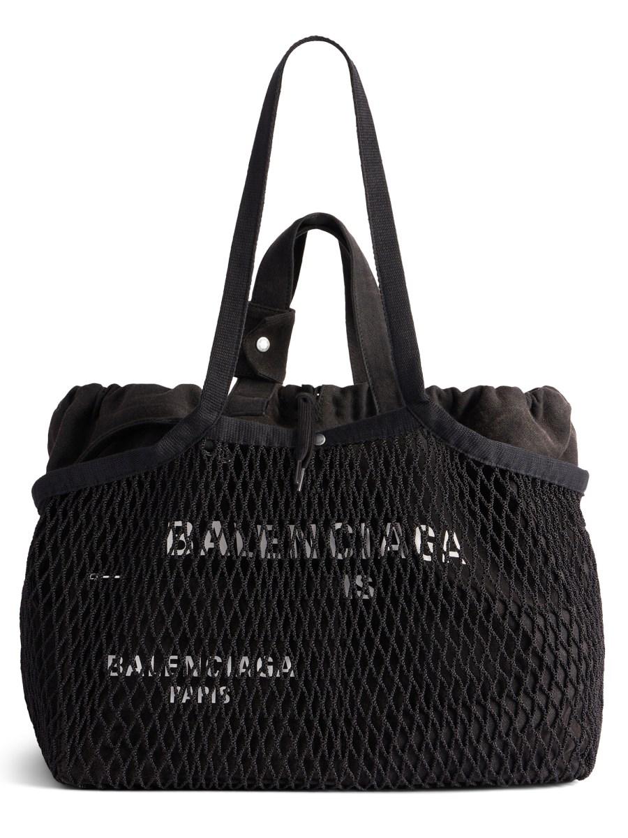 BALENCIAGA BORSA TOTE 24/7 MEDIUM IN MESH