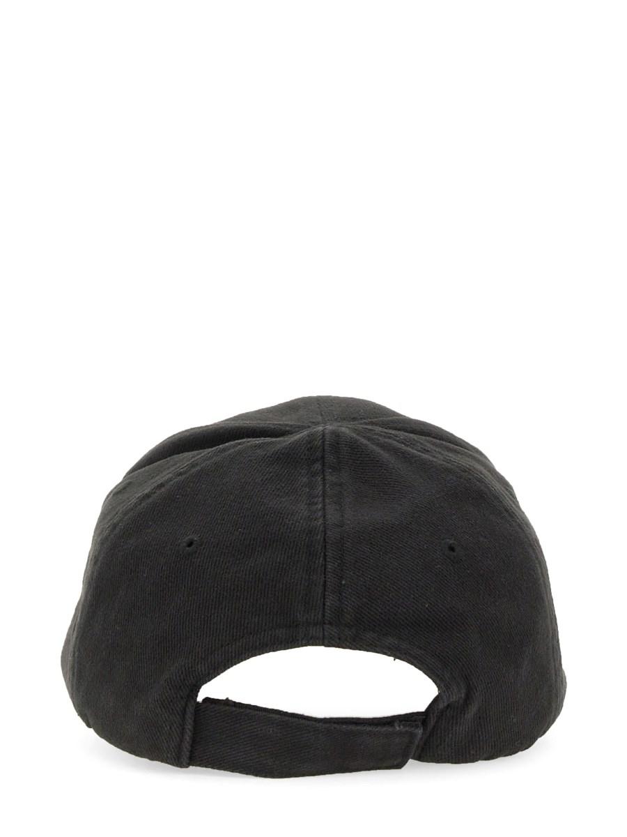 BALENCIAGA CAPPELLO DA BASEBALL IN COTONE CON LOGO