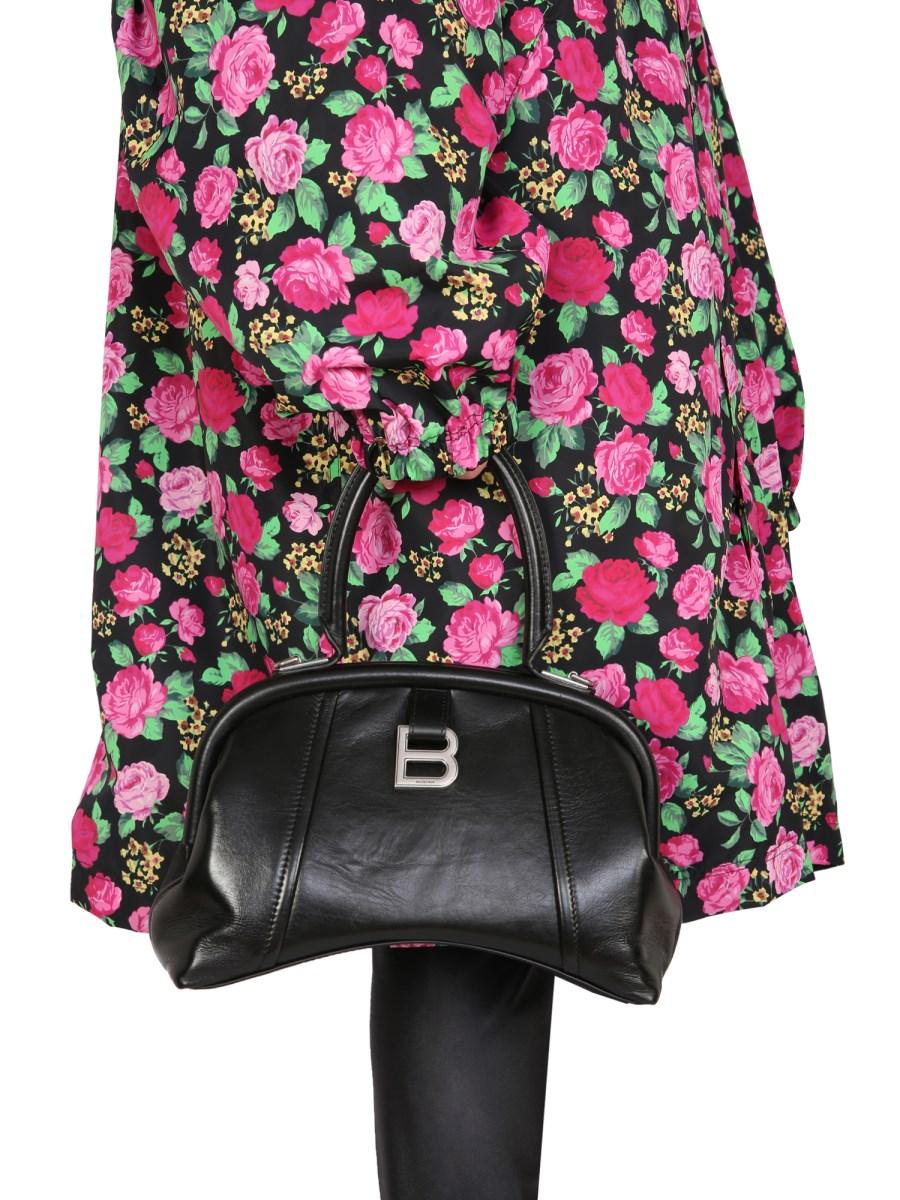 BALENCIAGA CAPPOTTO IN NYLON CON MOTIVO FLOREALE
