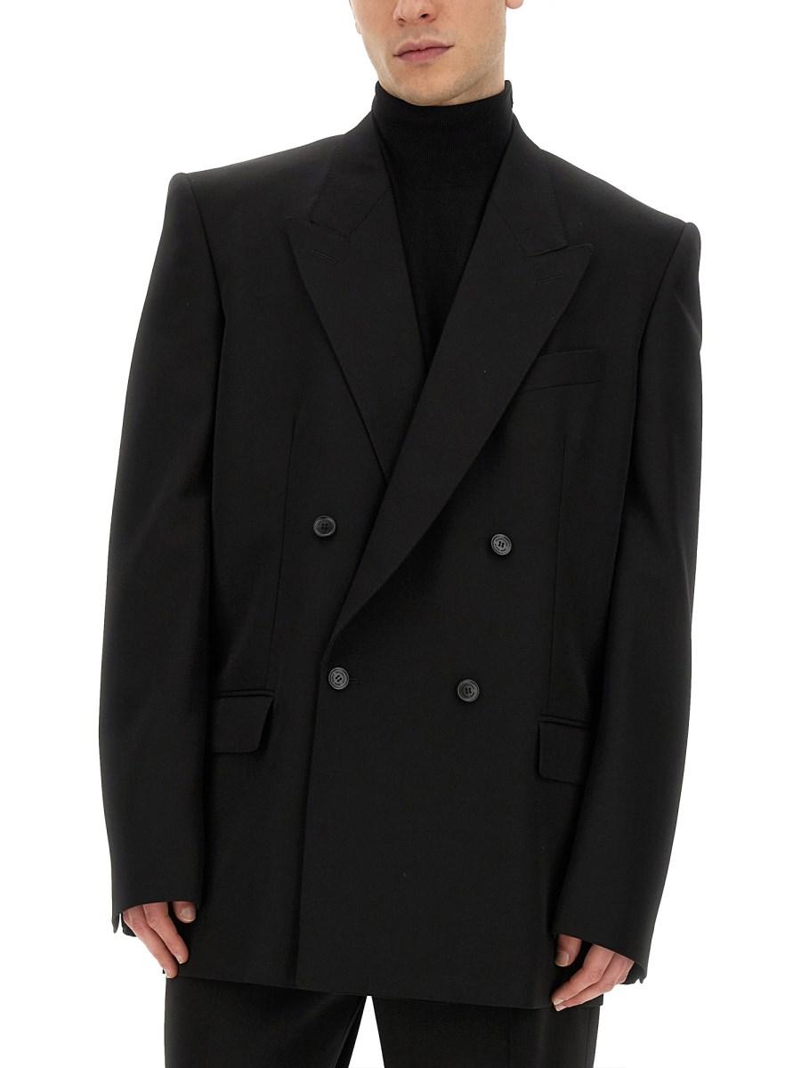 BALENCIAGA GIACCA REGULAR FIT IN LANA