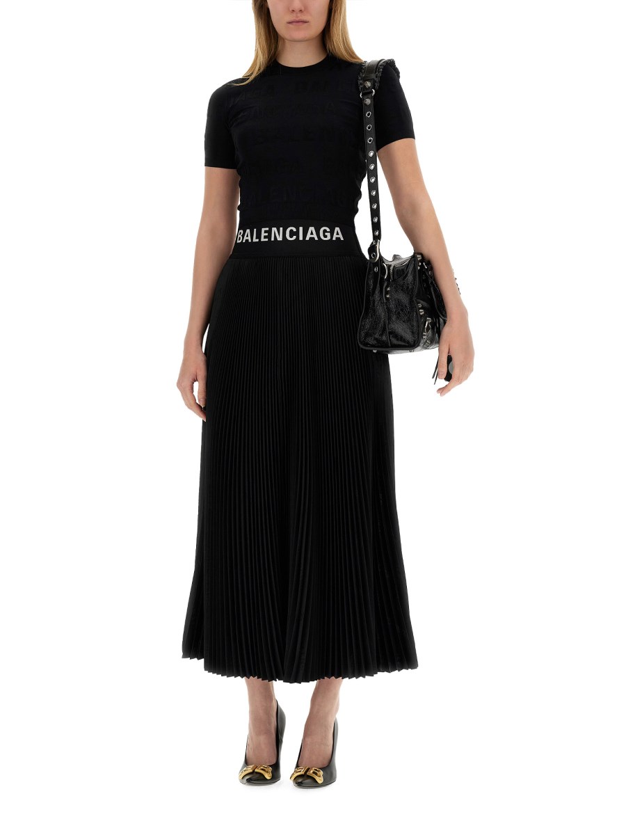 BALENCIAGA GONNA CON LOGO