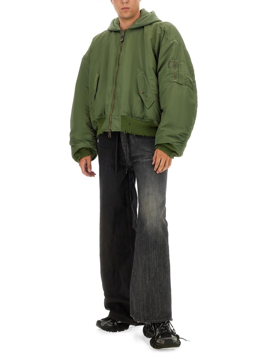 BALENCIAGA JEANS FIFTY-FIFTY IN TWILL DI COTONE