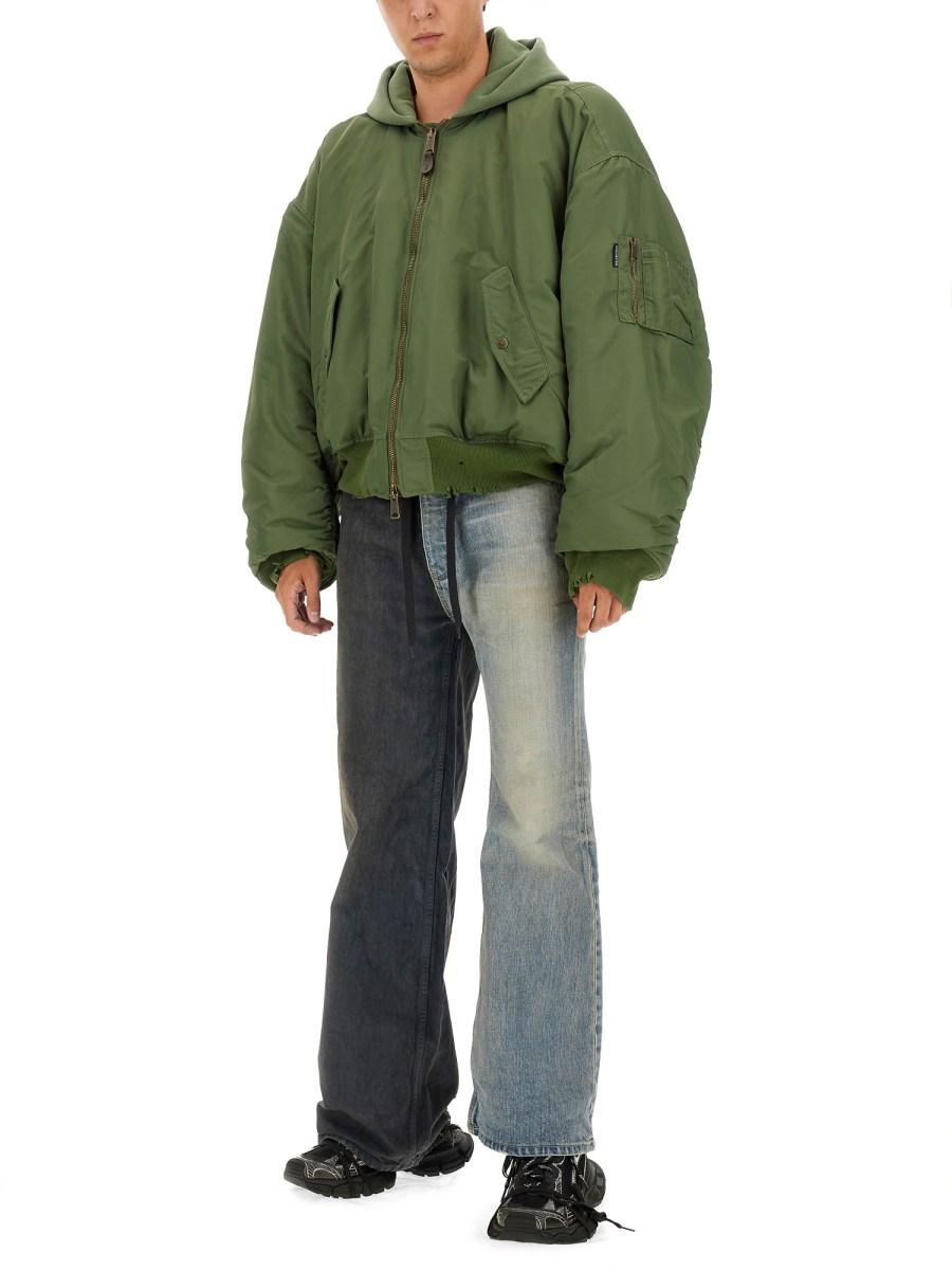 BALENCIAGA JEANS FIFTY-FIFTY IN TWILL DI COTONE