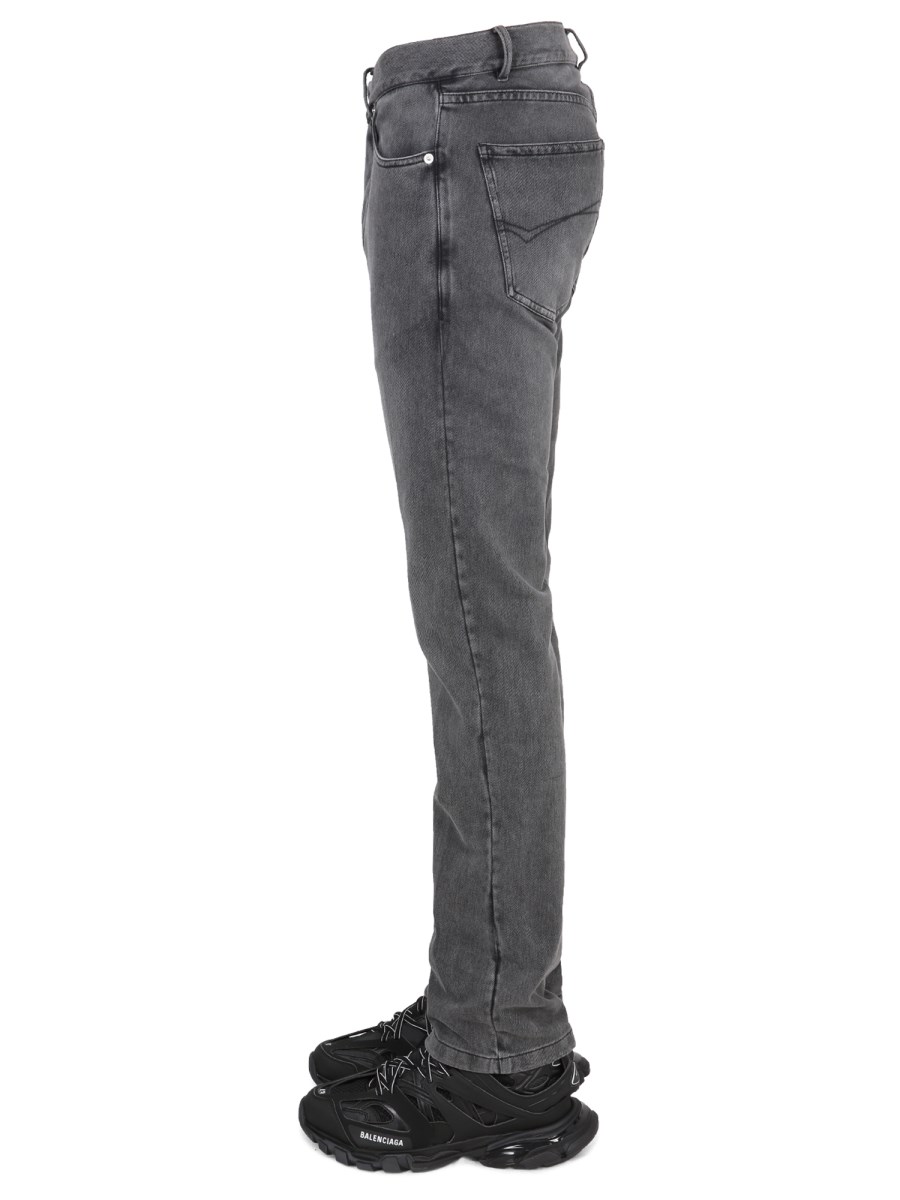 BALENCIAGA JEANS IN COTONE CON PATCH LOGO
