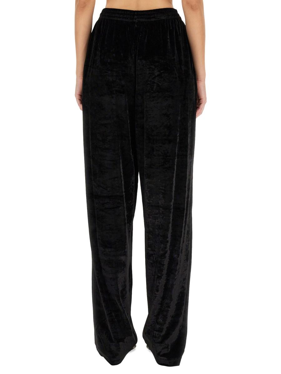 BALENCIAGA PANTALONE BAGGY IN VELLUTO BISTRETCH