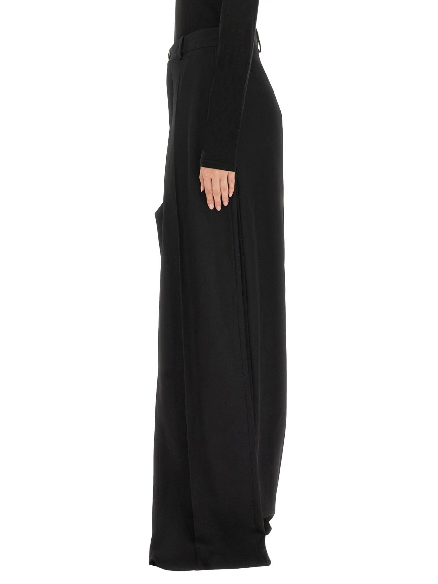 BALENCIAGA PANTALONE DOUBLE FRONT IN LANA
