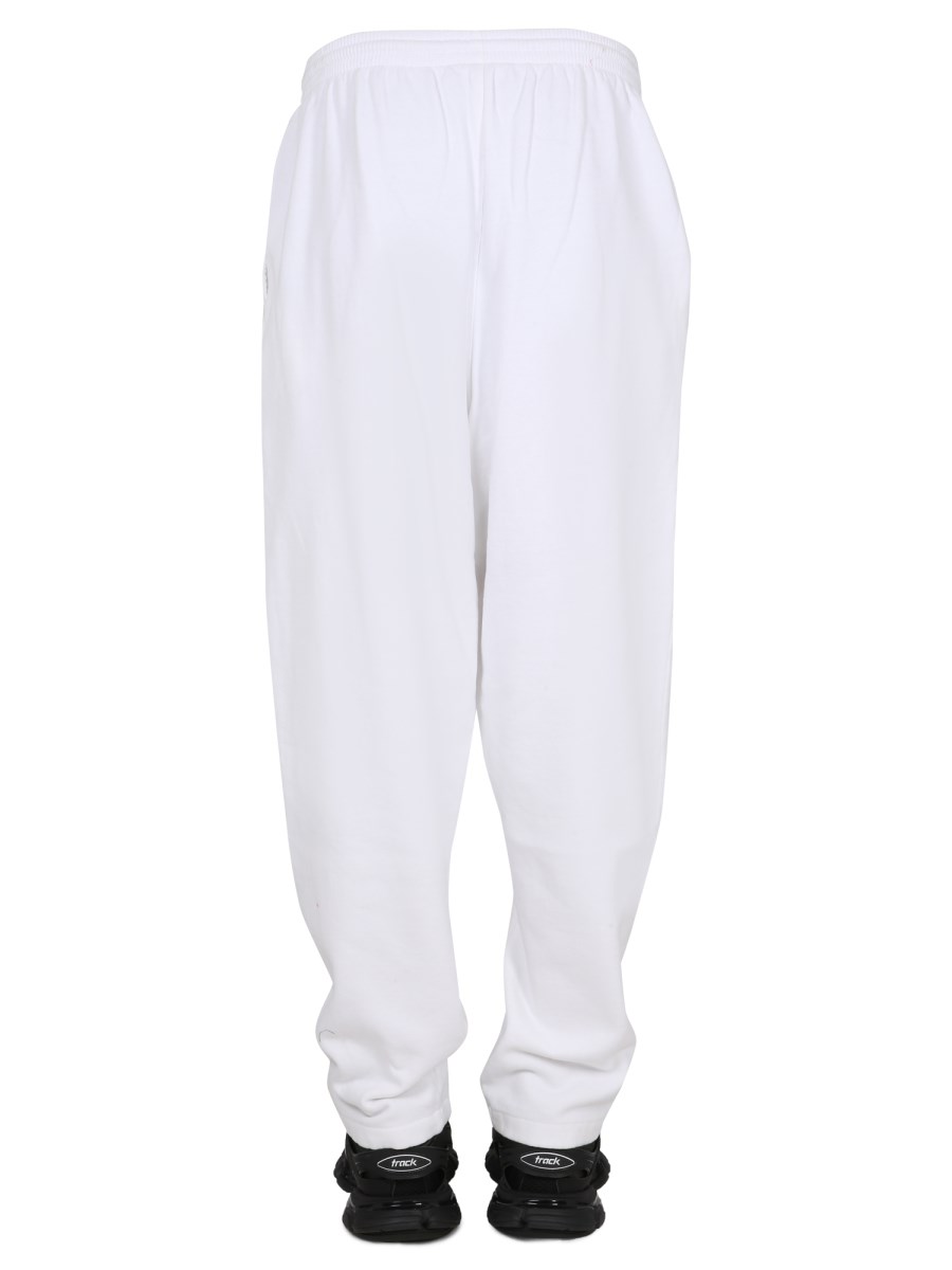 BALENCIAGA PANTALONE JOGGER IN COTONE CON PATCH