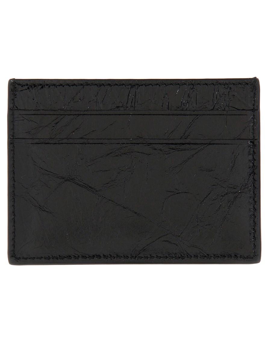 BALENCIAGA PORTACARTE CRUSH IN PELLE