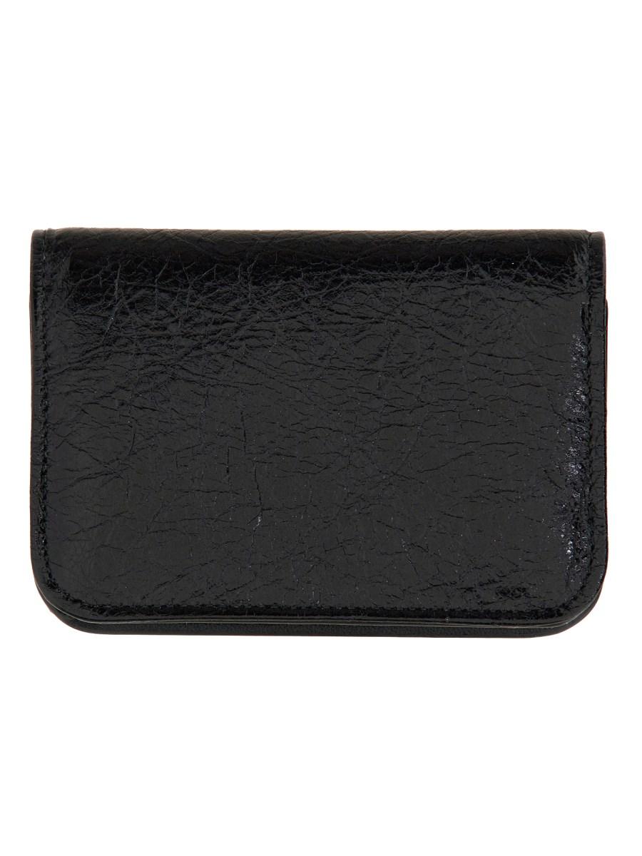BALENCIAGA PORTACARTE "MONACO" IN PELLE