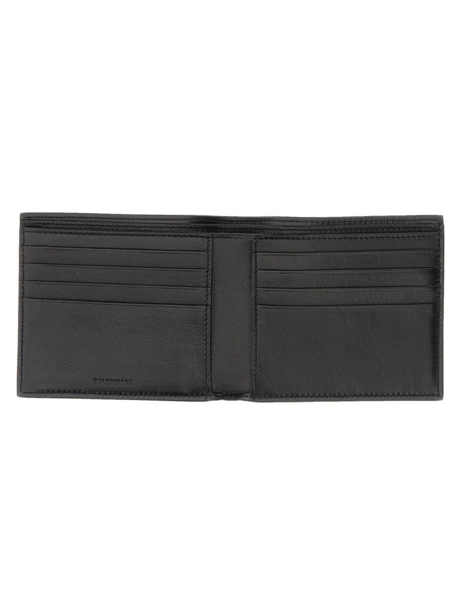 BALENCIAGA PORTAFOGLIO BI-FOLD "CASH" IN PELLE
