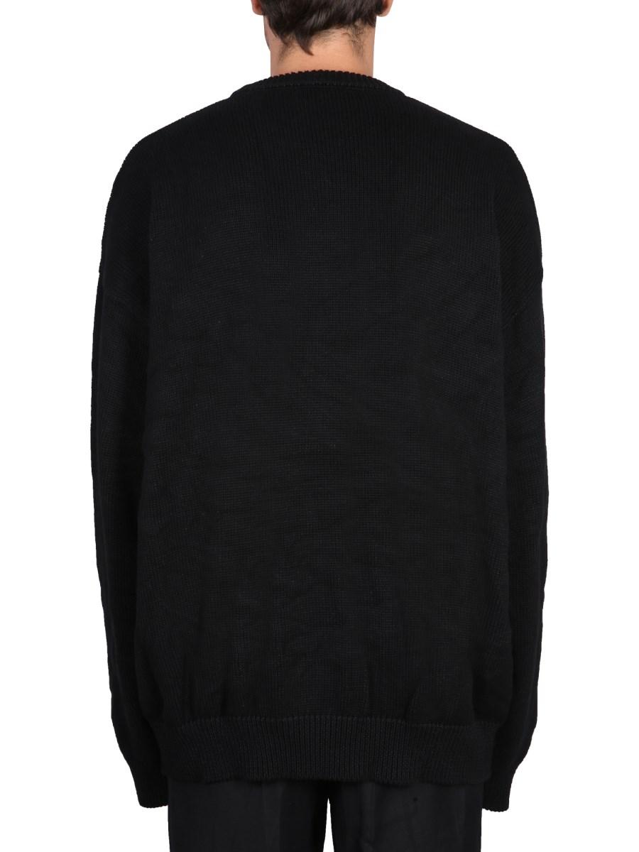 BALENCIAGA PULLOVER BB PARIS ICON IN COTONE