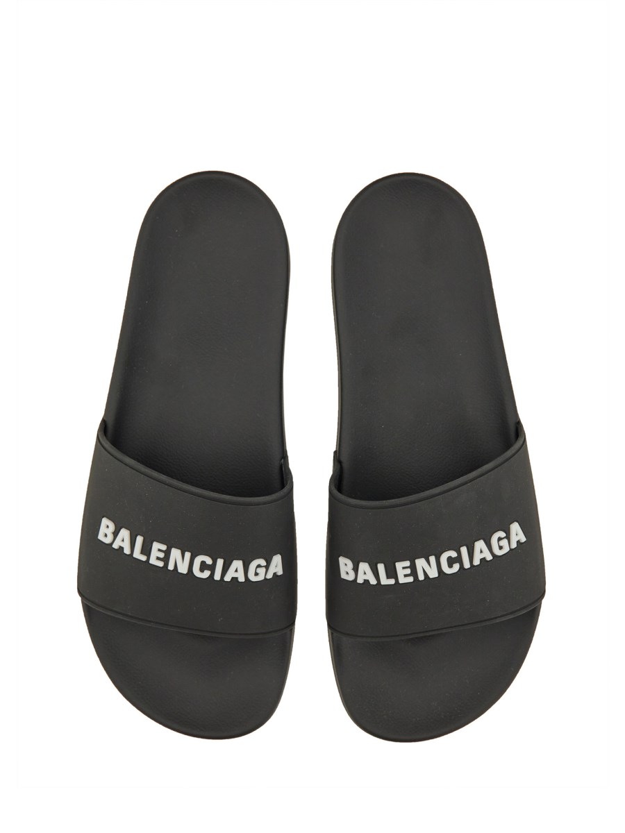 BALENCIAGA SANDALO SLIDE CON LOGO