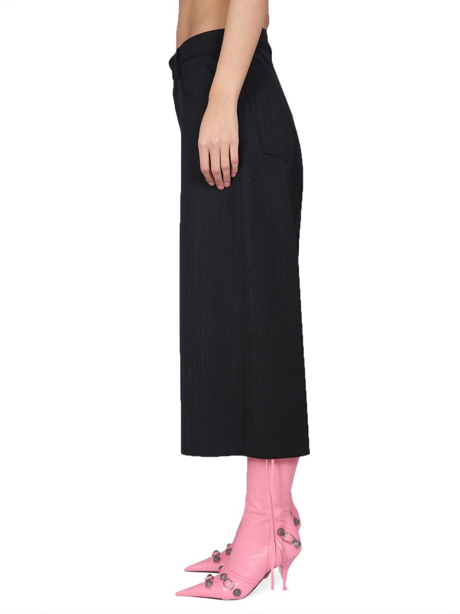 BALENCIAGA SHORTS LOOSE IN LANA VERGINE