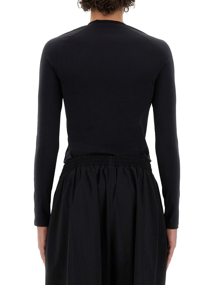 BALENCIAGA TOP IN NYLON CON LOGO