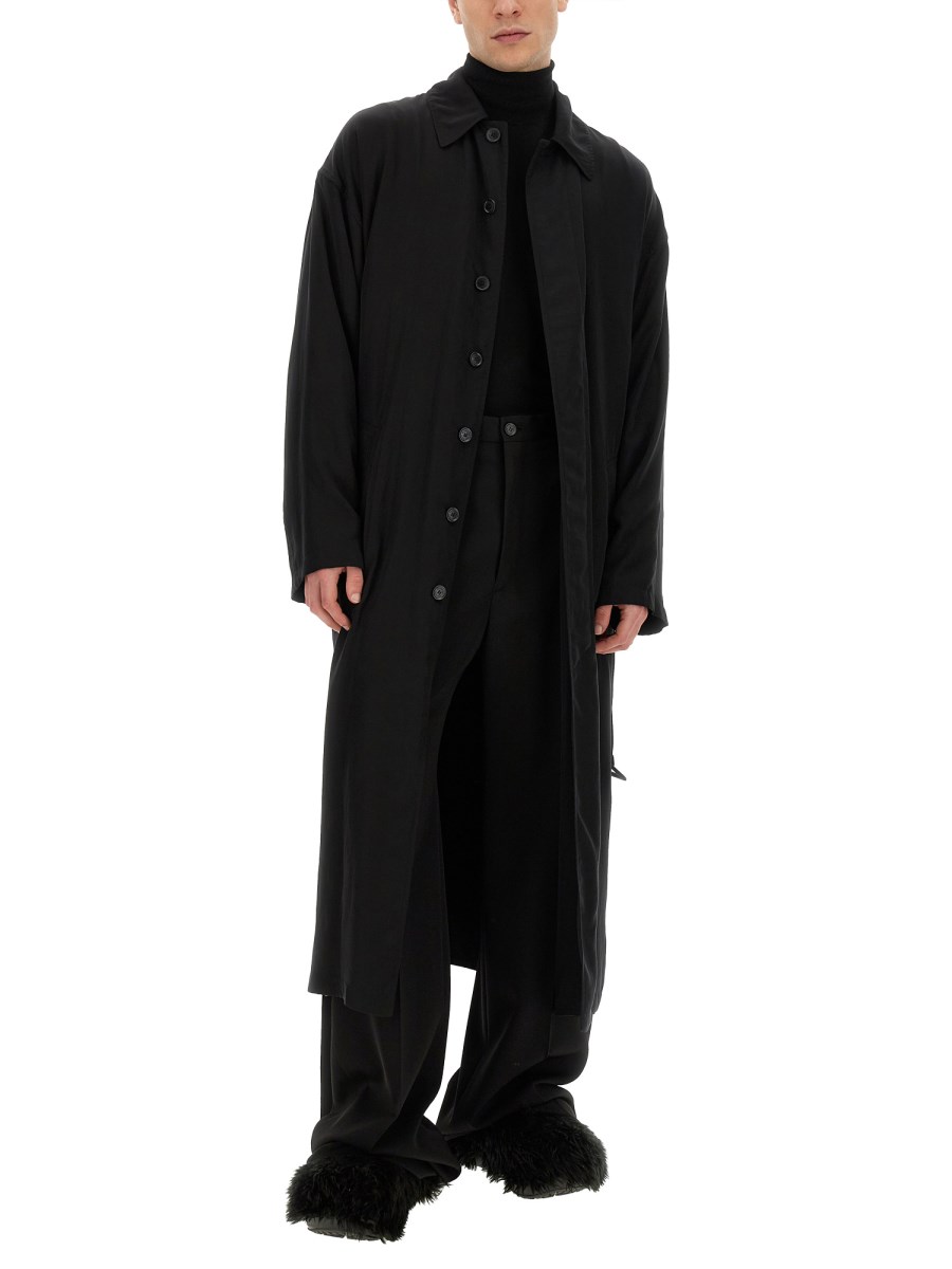 BALENCIAGA TRENCH CON CINTURA IN LYOCELL
