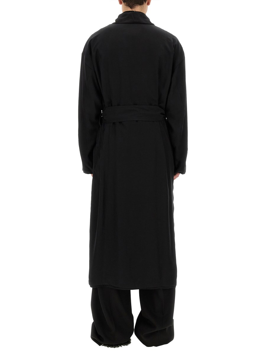 BALENCIAGA TRENCH CON CINTURA IN LYOCELL