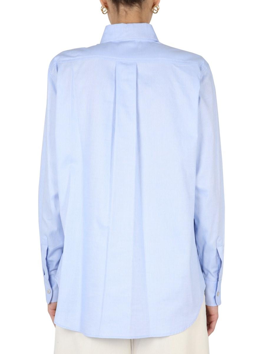BALLANTYNE CAMICIA OXFORD IN POPELINE DI COTONE