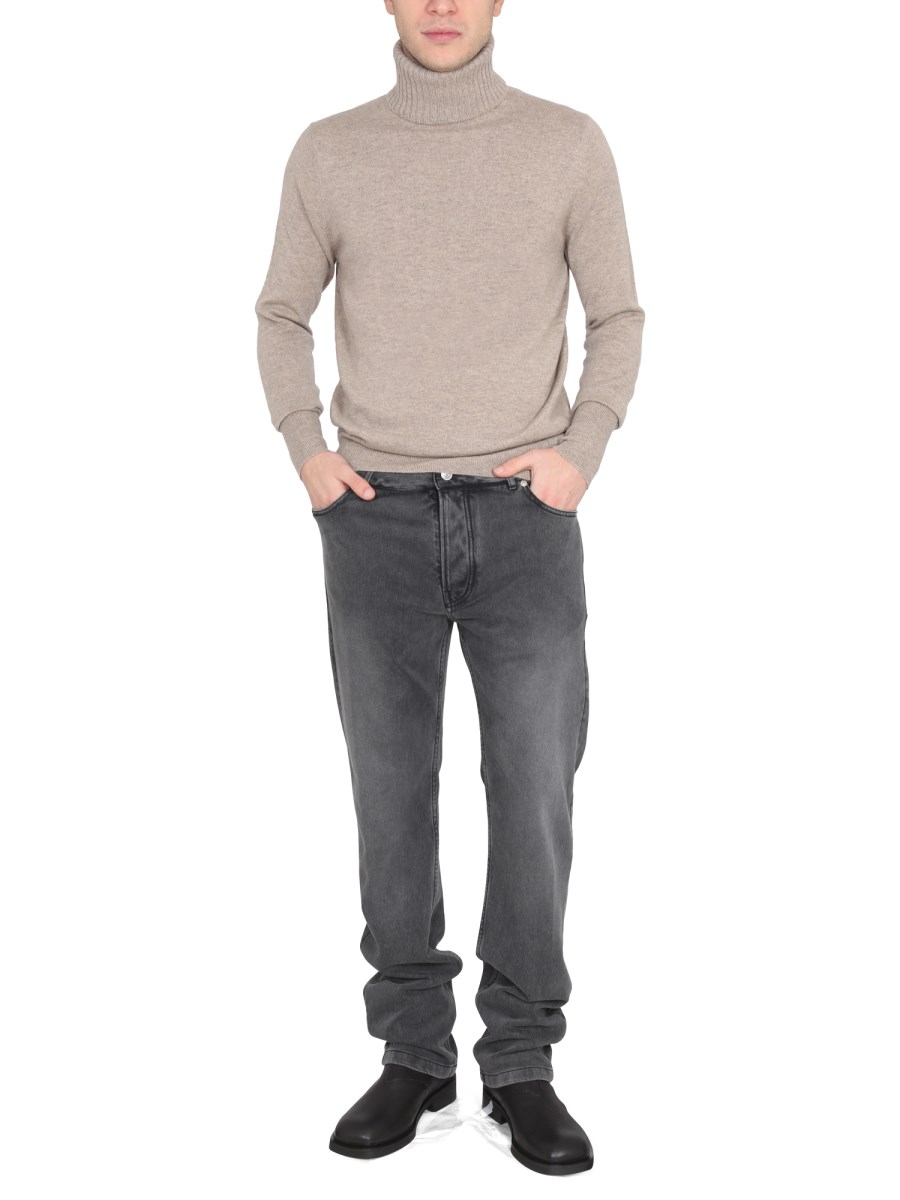 BALLANTYNE MAGLIA COLLO ALTO IN CASHMERE