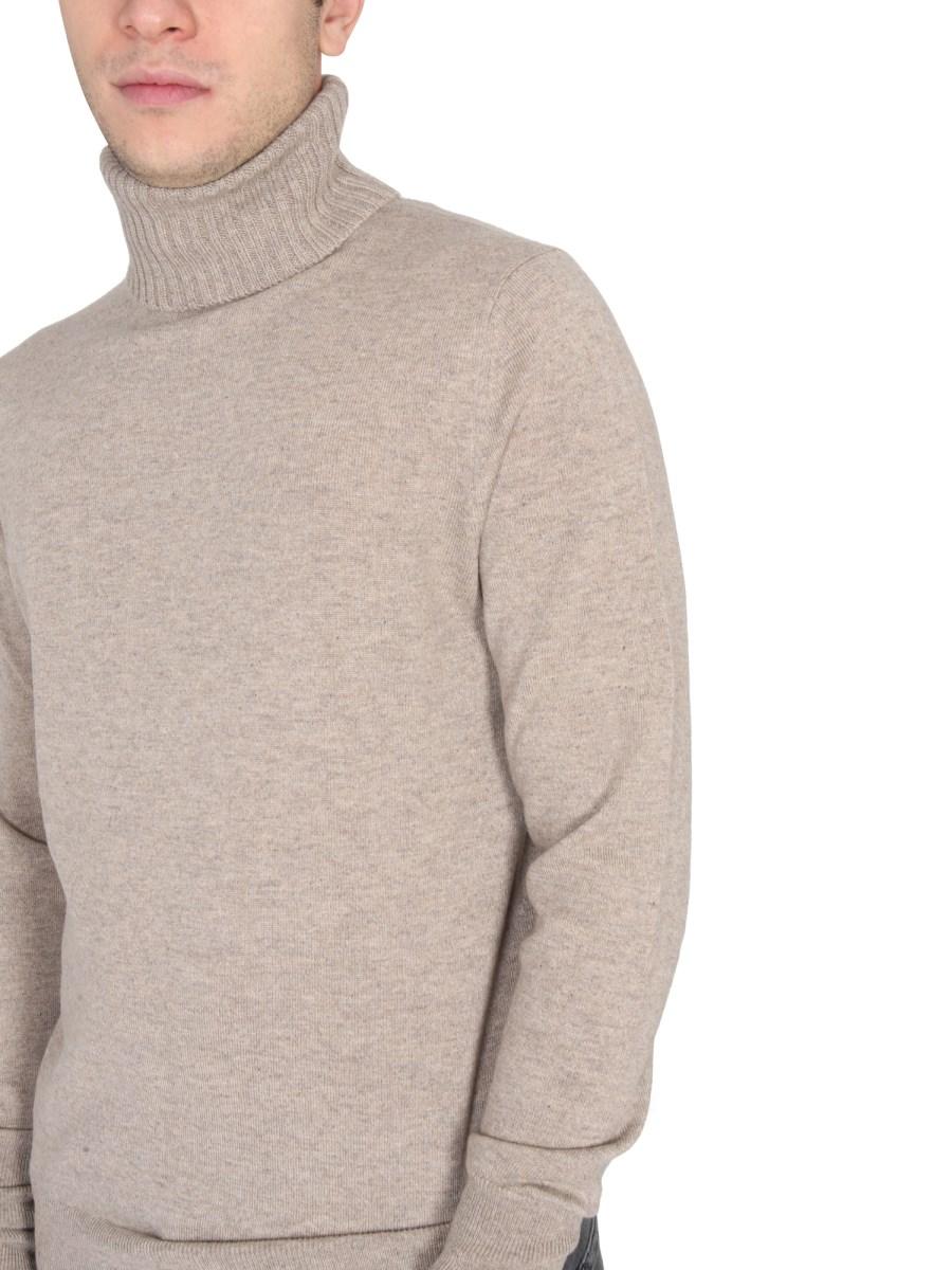 BALLANTYNE MAGLIA COLLO ALTO IN CASHMERE