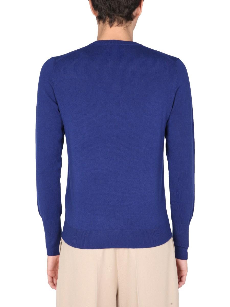 BALLANTYNE MAGLIA IN CASHMERE A SCOLLO A V