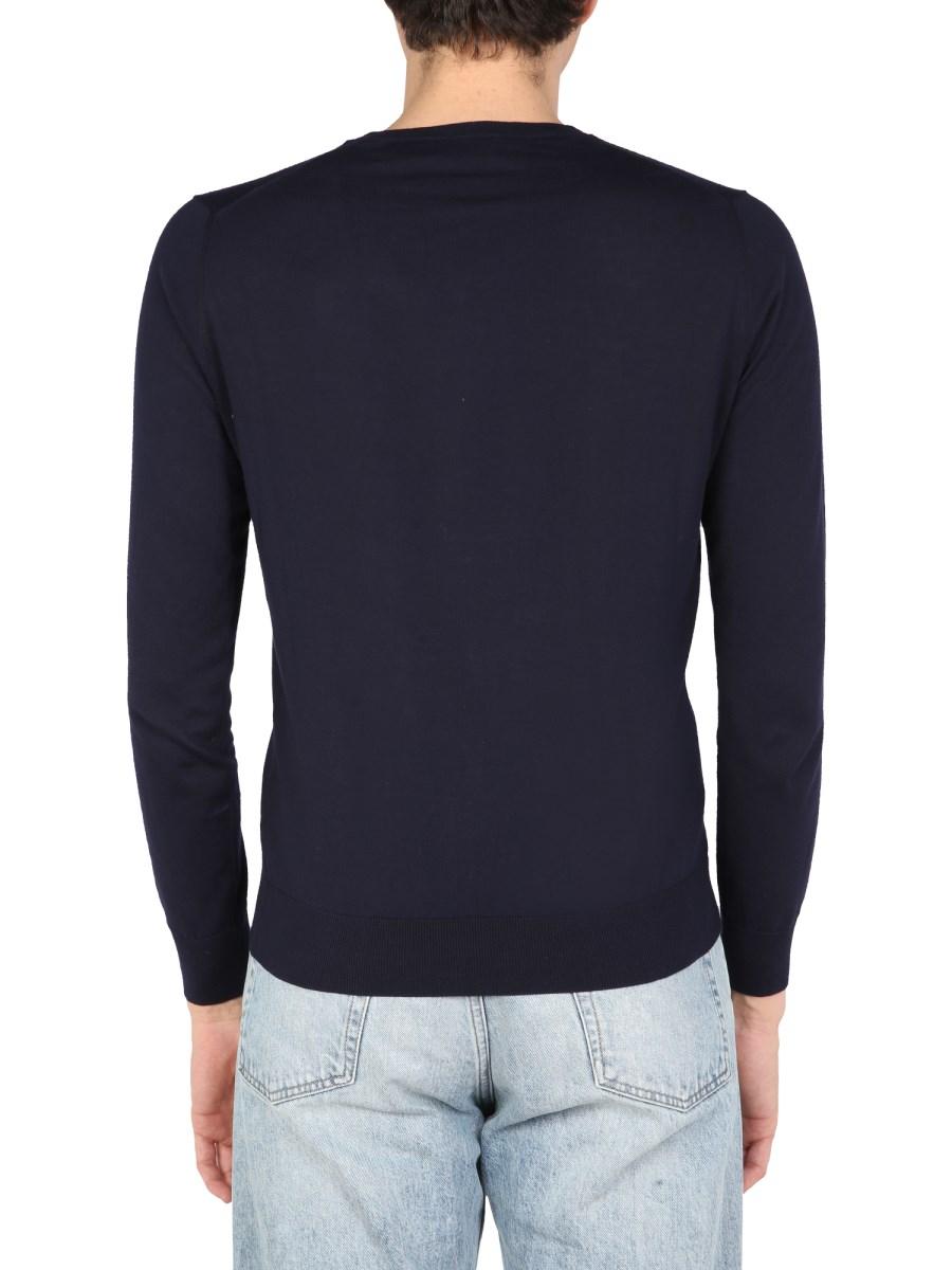 BALLANTYNE MAGLIA IN LANA CON SCOLLO A V