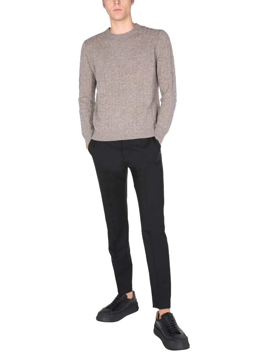 BALLANTYNE MAGLIA IN LANA GIROCOLLO