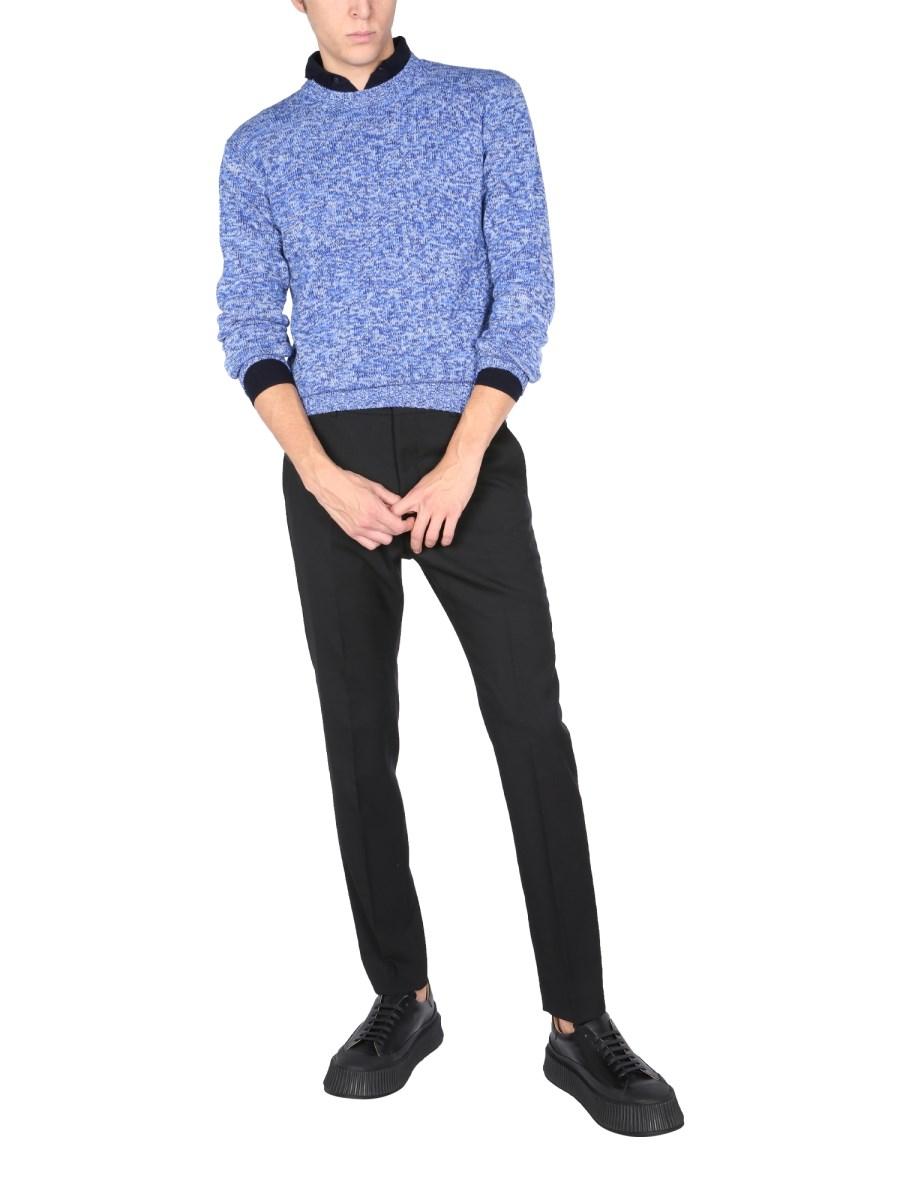 BALLANTYNE MAGLIA IN MISTO YACK GIROCOLLO