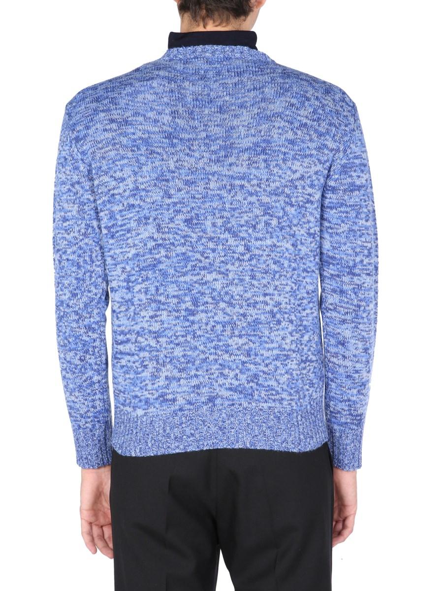 BALLANTYNE MAGLIA IN MISTO YACK GIROCOLLO