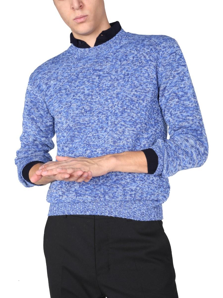 BALLANTYNE MAGLIA IN MISTO YACK GIROCOLLO