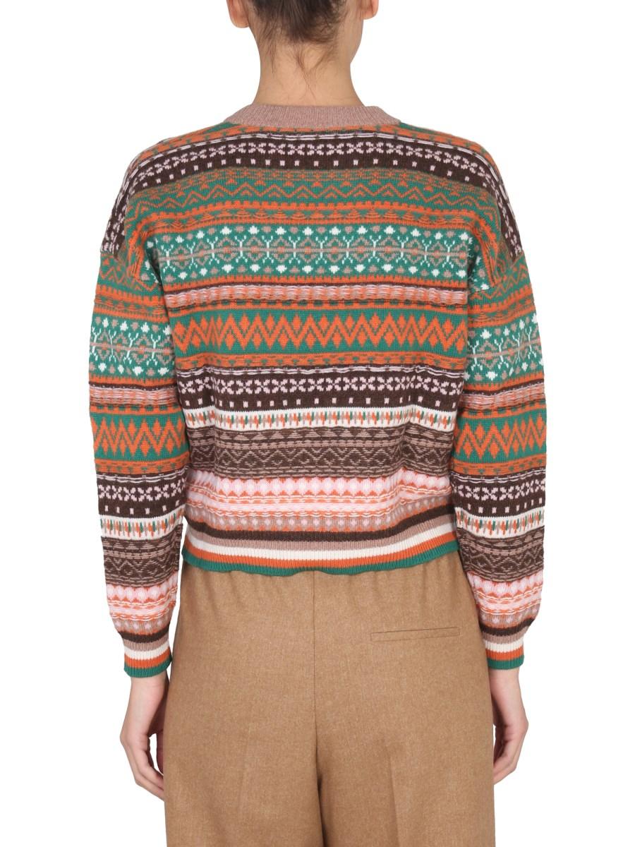 BALLANTYNE MAGLIA MULTICOLOR