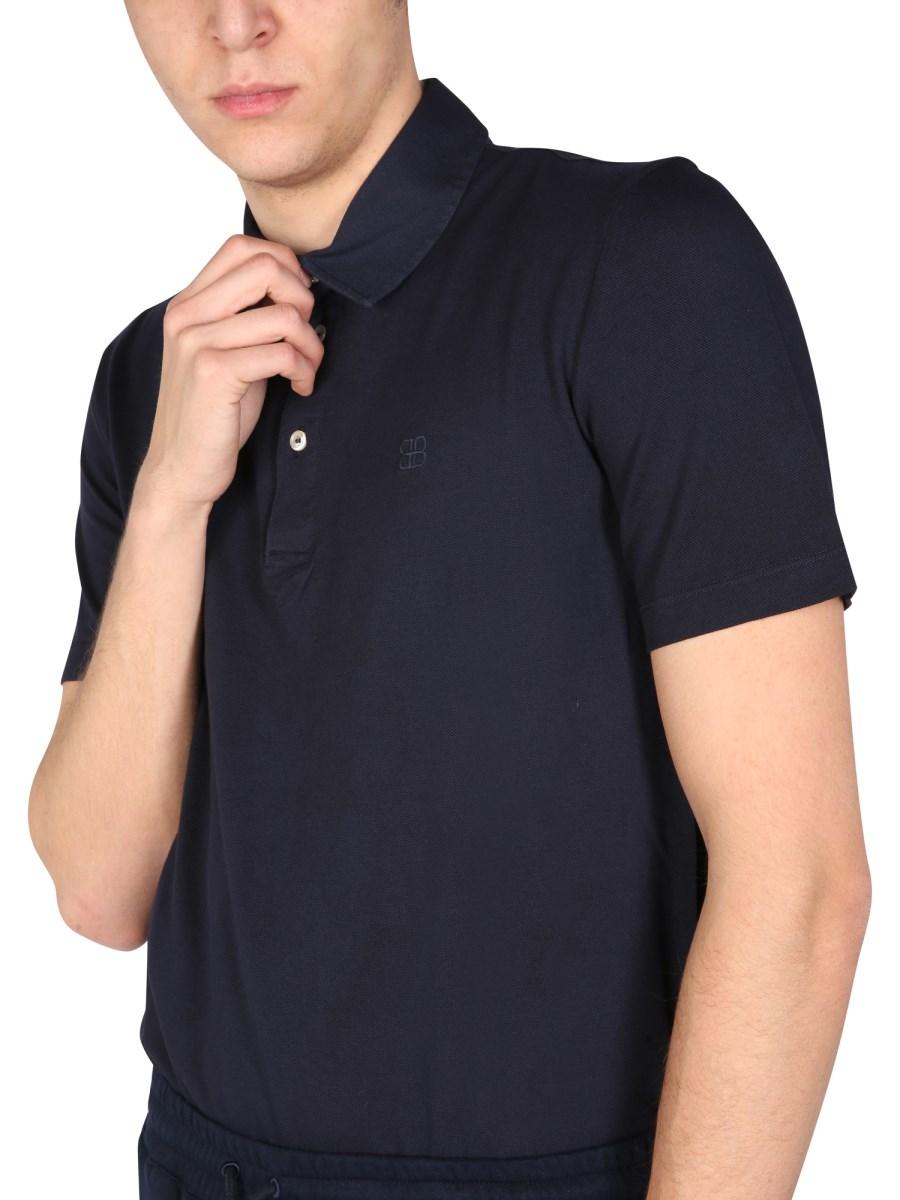 BALLANTYNE POLO IN COTONE CON RICAMO LOGO