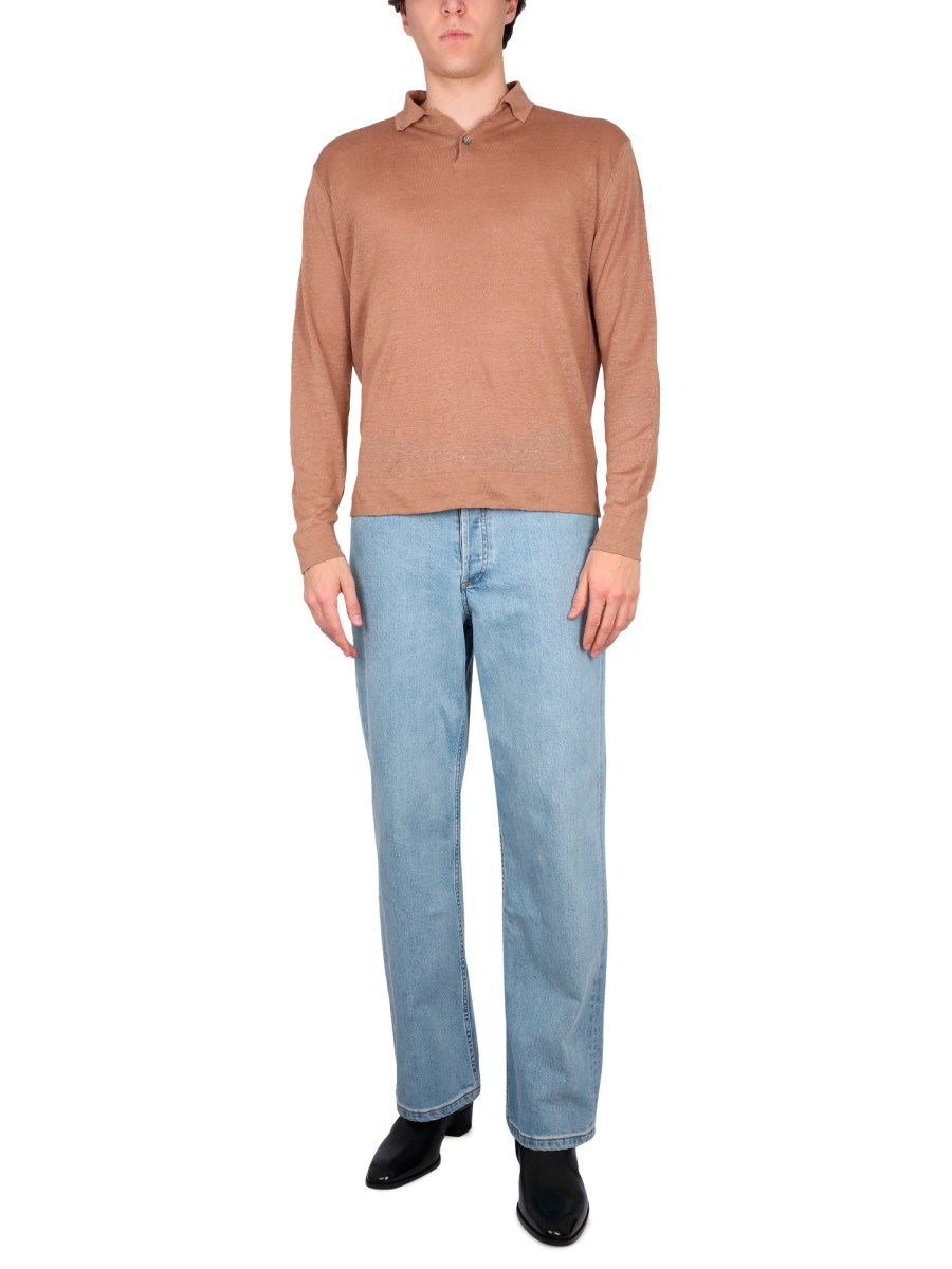 BALLANTYNE POLO IN LINO REGULAR FIT