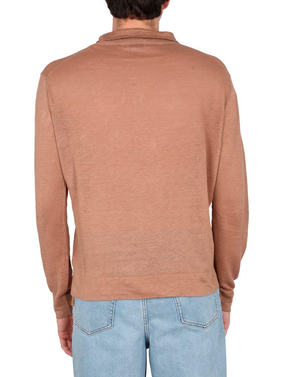 BALLANTYNE POLO IN LINO REGULAR FIT